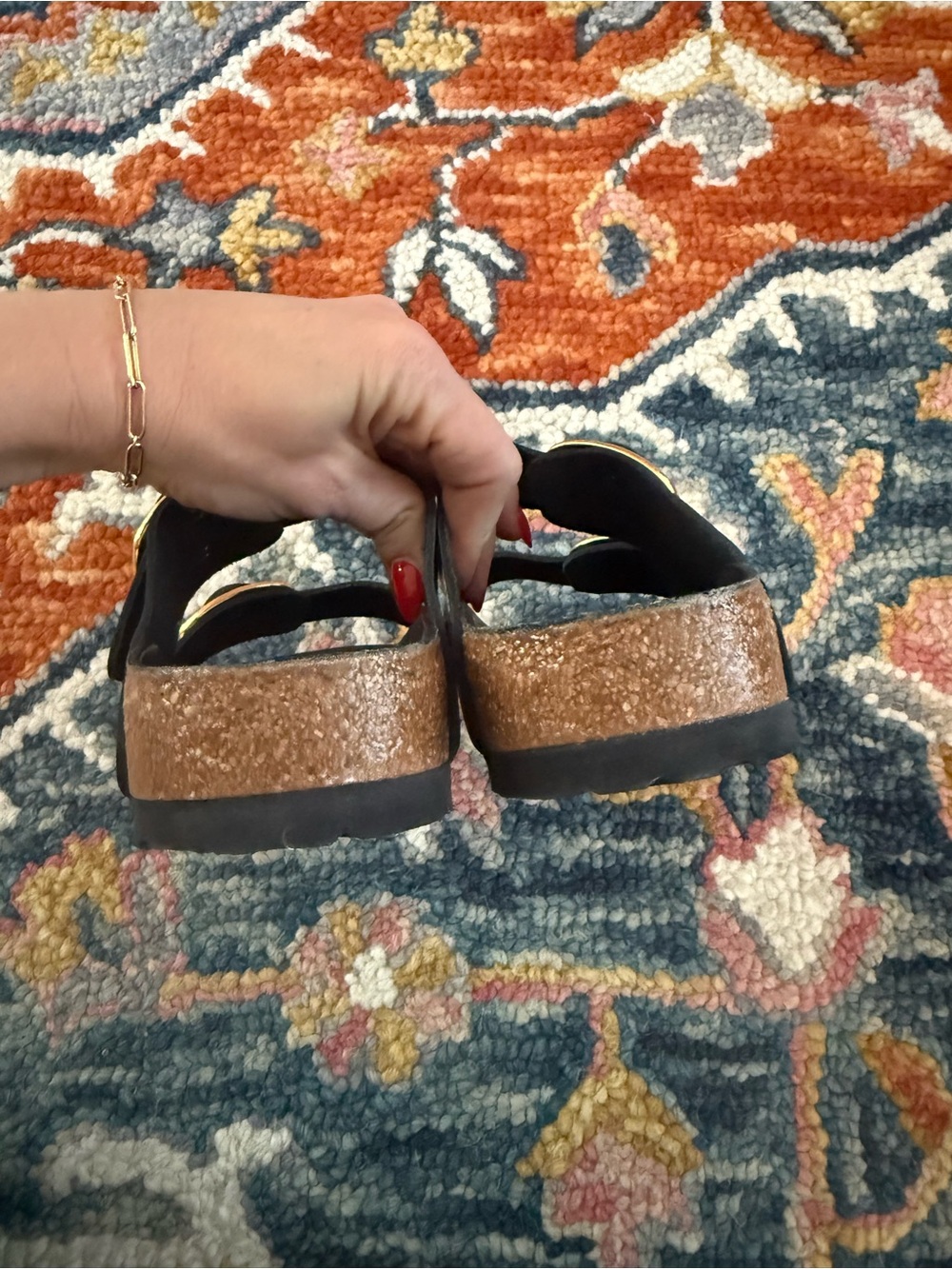 Birkenstock Arizona Big Buckle High Shine Black Patent Leather Sandals 39 8-8.5 - Picture 9 of 10